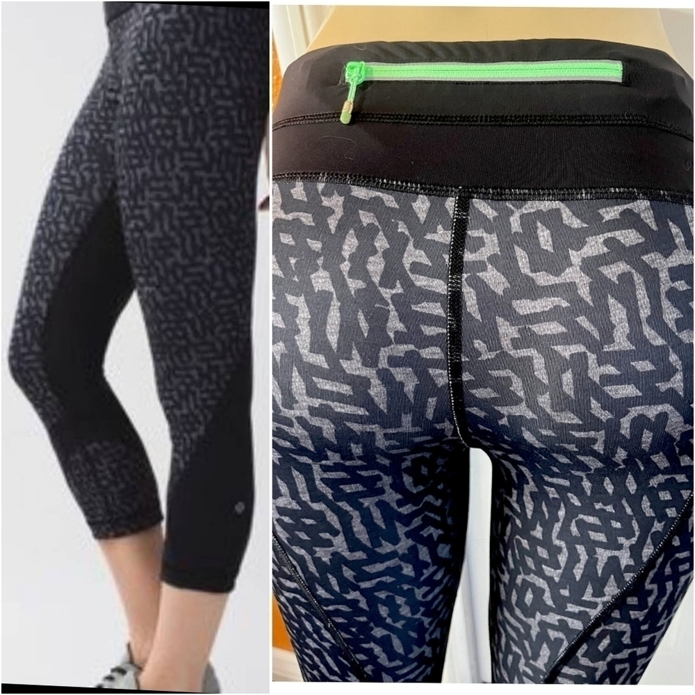 {8} Lululemon Run Inspire Block It Pocket Net Pop… - image 1